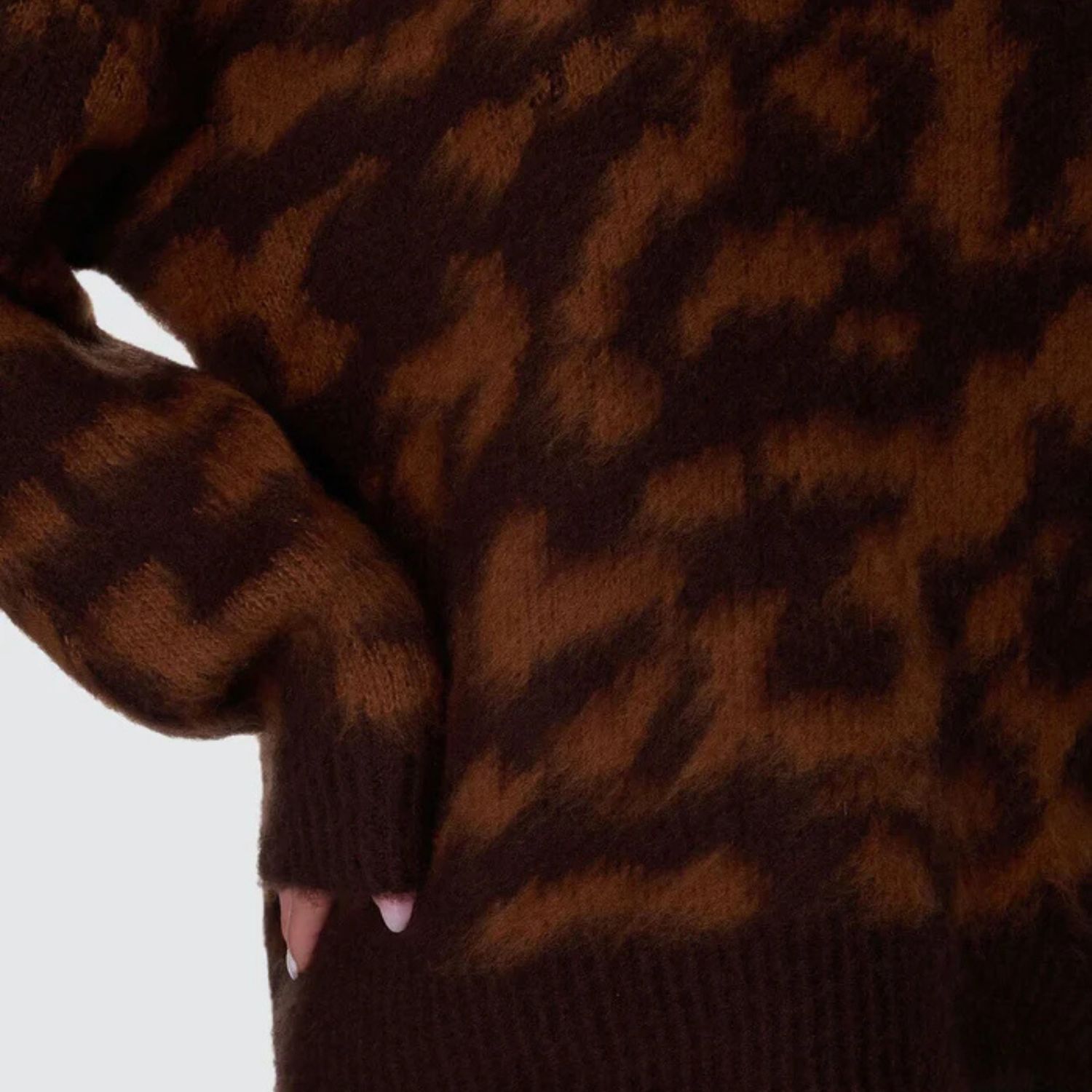 THRILLS WOMENS SMOKEFORM KNIT SWEATER - BURNISHED GOLD