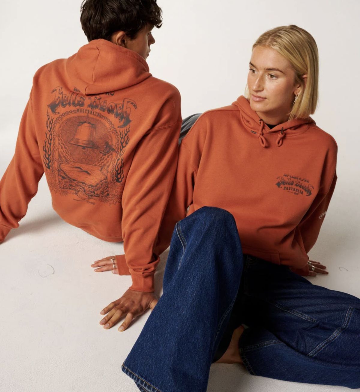 RIPCURL MENS BELLS PRO 26 HOOD- BAKED CLAY