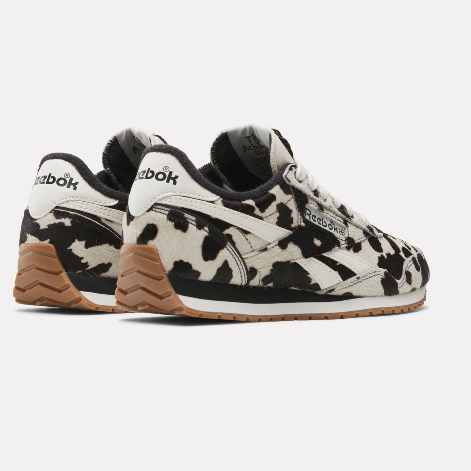 REEBOK WOMENS CLASSIC AZ SHOES-COW/BLACK/CHALK
