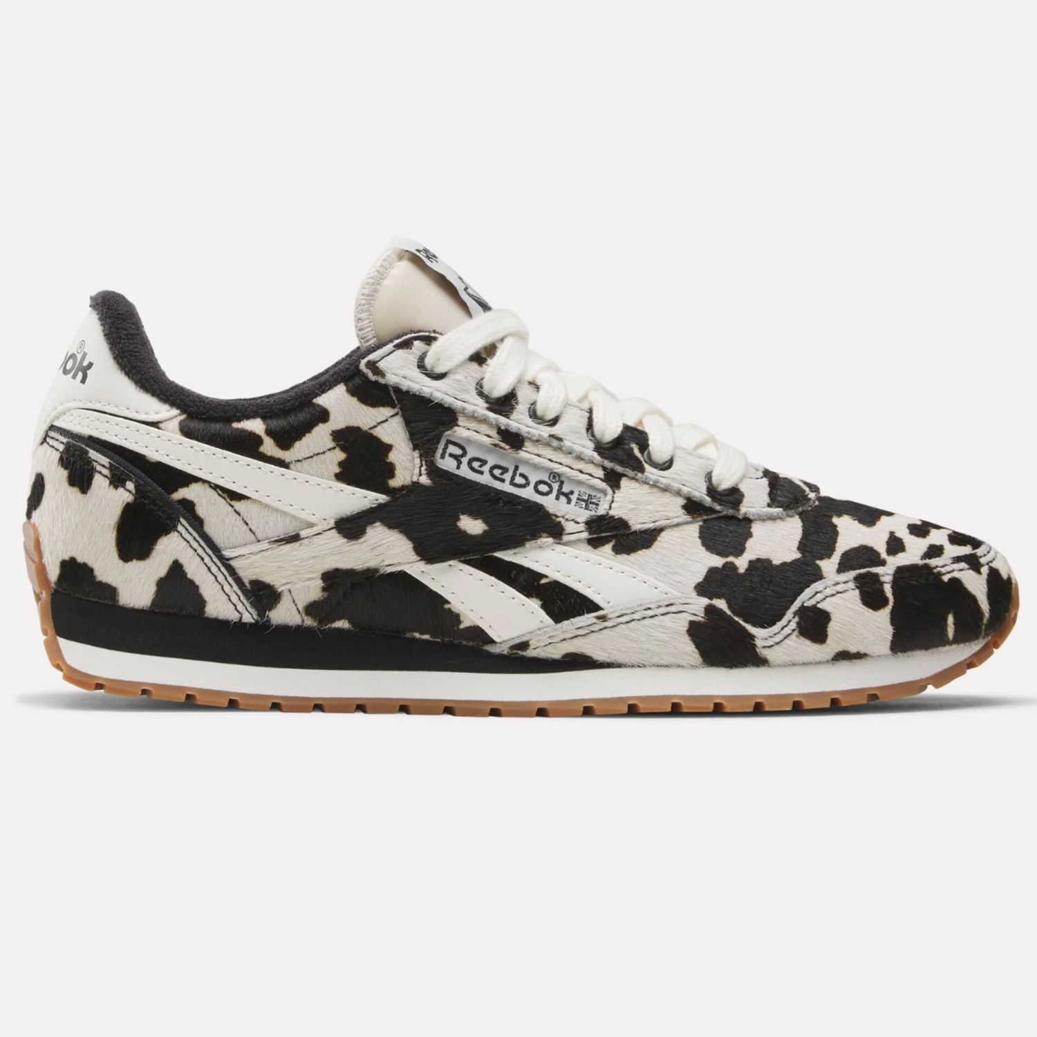 REEBOK WOMENS CLASSIC AZ SHOES-COW/BLACK/CHALK