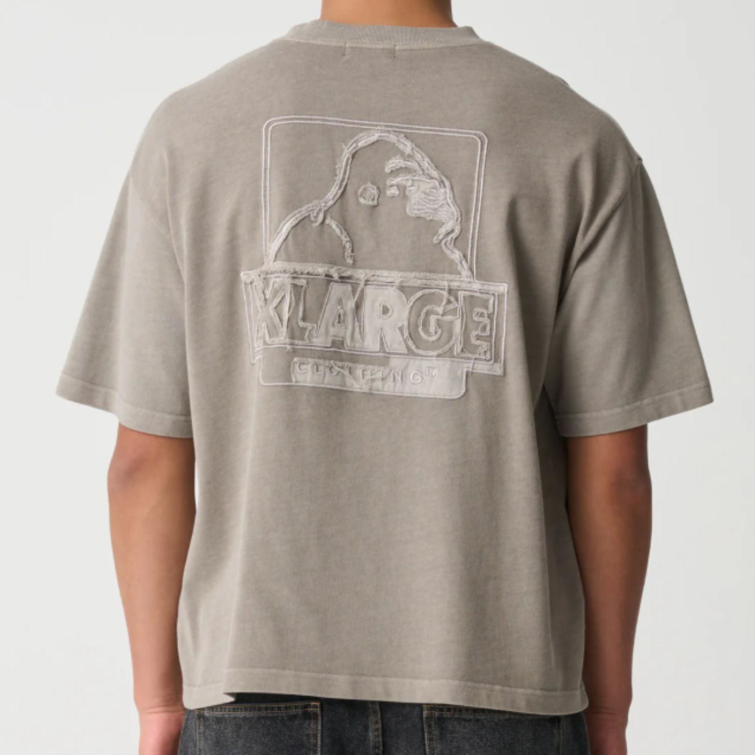 X LARGE MENS OG GORILLA FIT SS TEE - PIGMENT DOVE