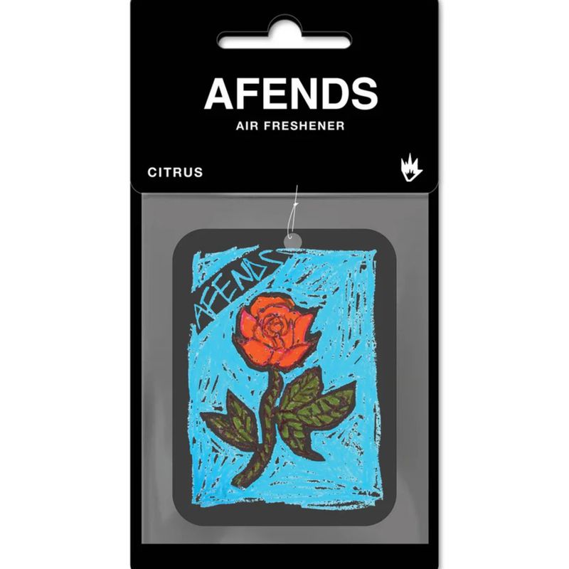 AFENDS MENS SINGLE AND THORNY - AIR FRESHNER - BLACK