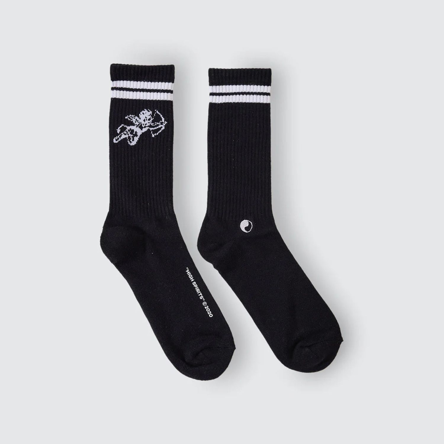 WORSHIP MENS CHERUB CORE SOCKS 3 PACK - BLACK