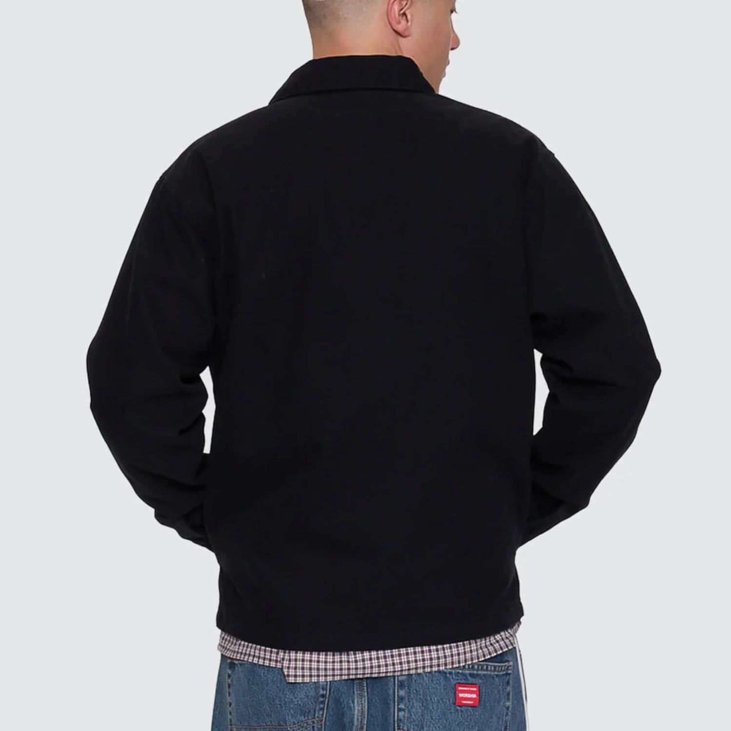 WORSHIP MENS CHERUB WORK JACKET - BLACK