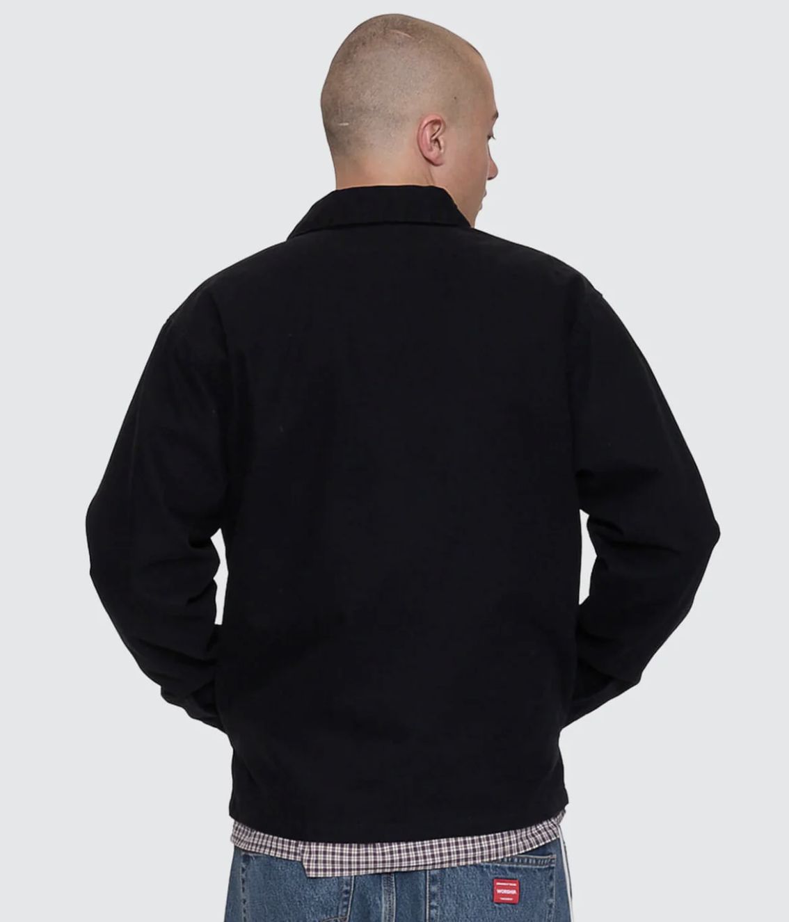 WORSHIP MENS CHERUB WORK JACKET - BLACK