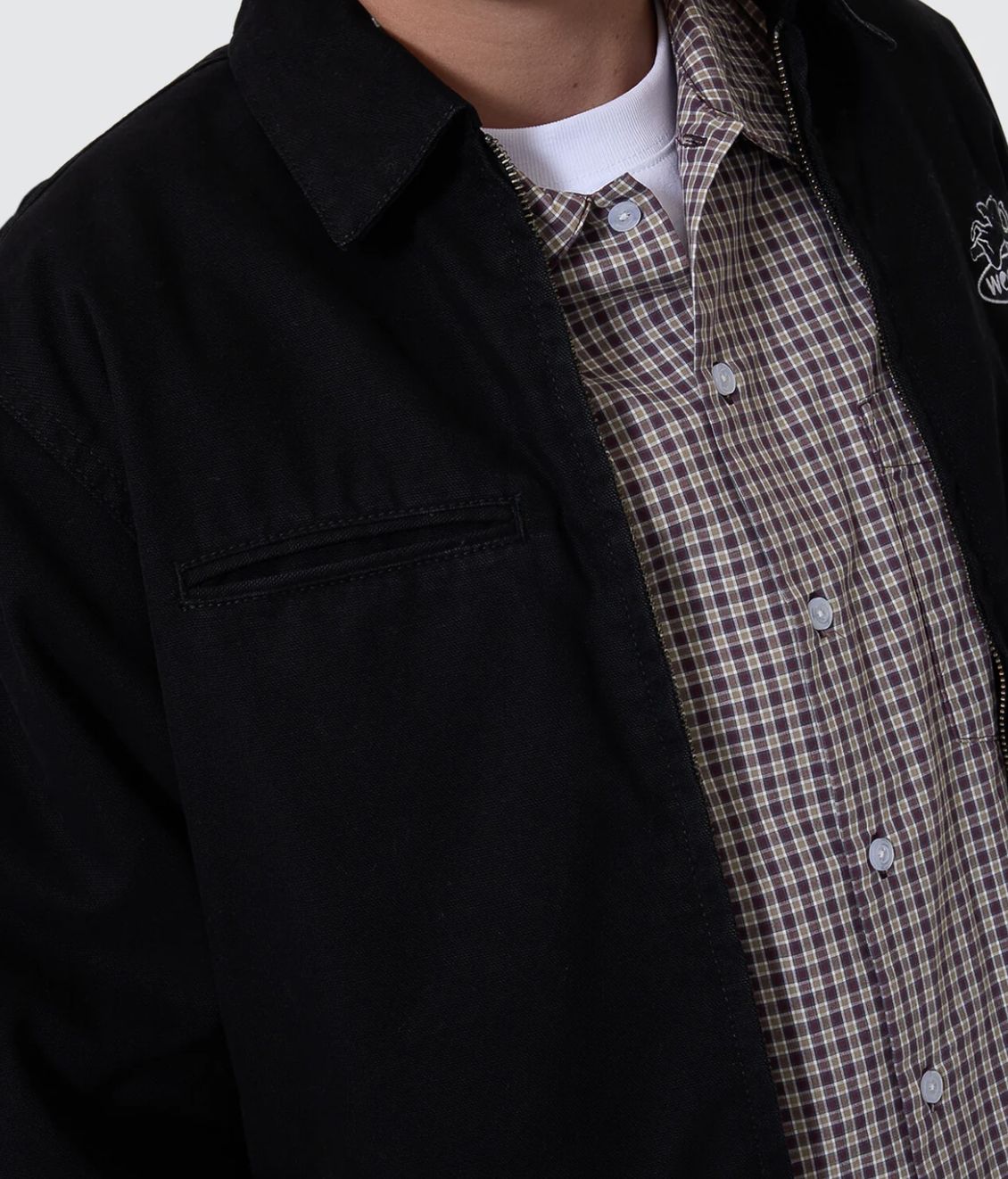WORSHIP MENS CHERUB WORK JACKET - BLACK