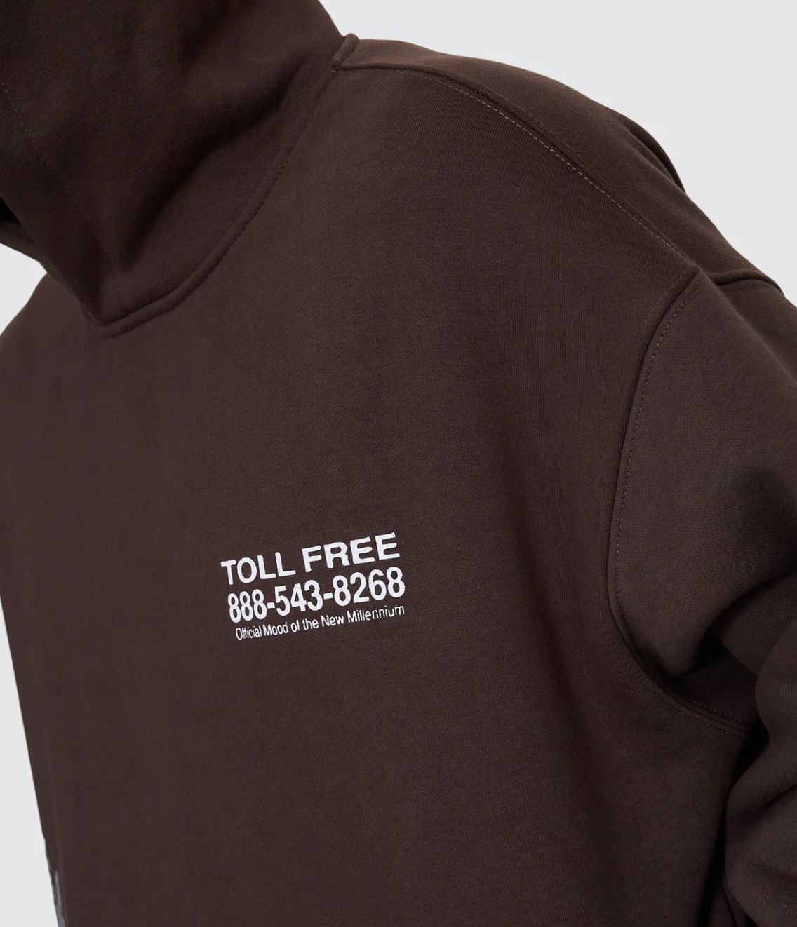 WORSHIP MENS PREPARATION PULLOVER HOOD - GANACHE