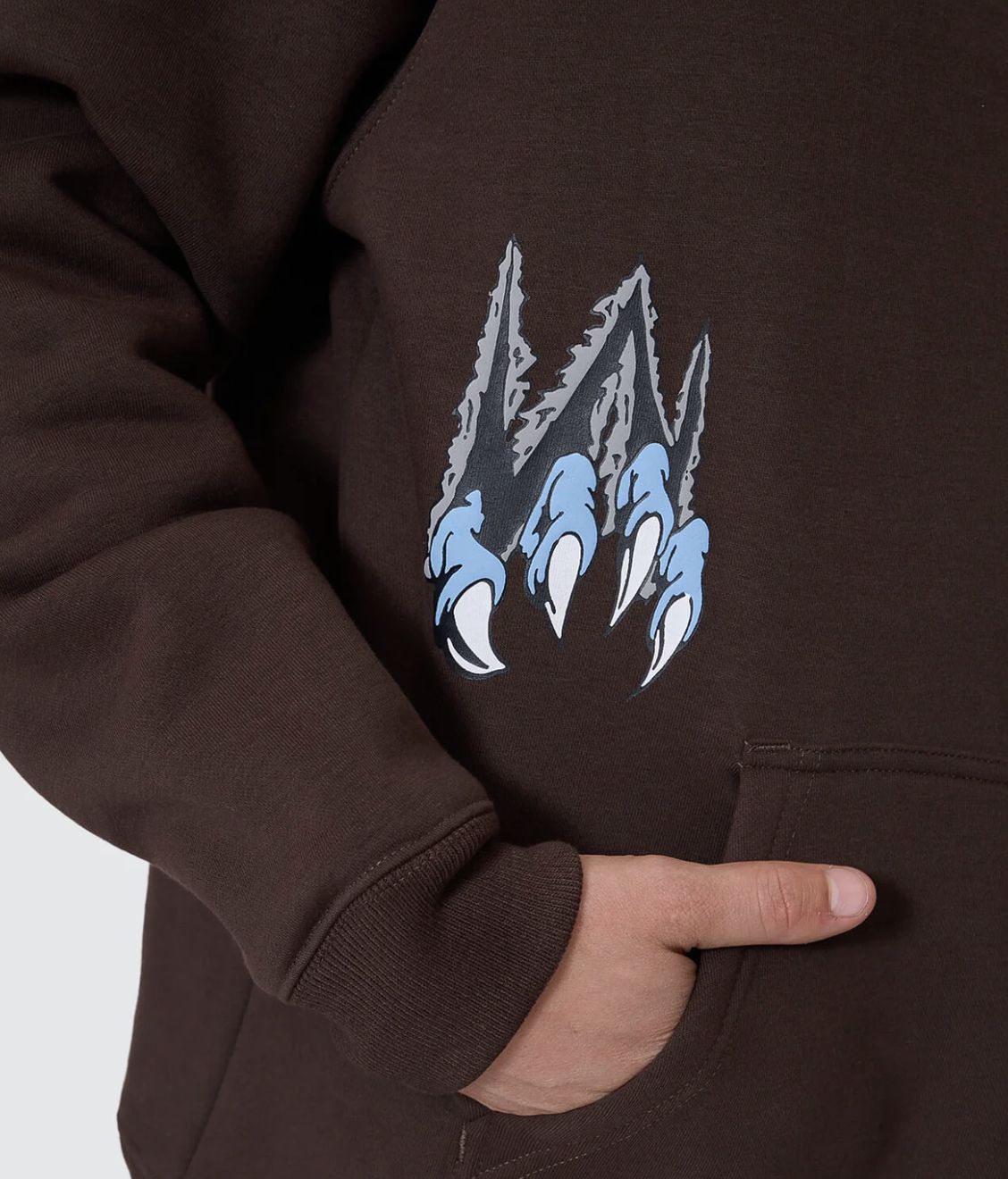 WORSHIP MENS PREPARATION PULLOVER HOOD - GANACHE