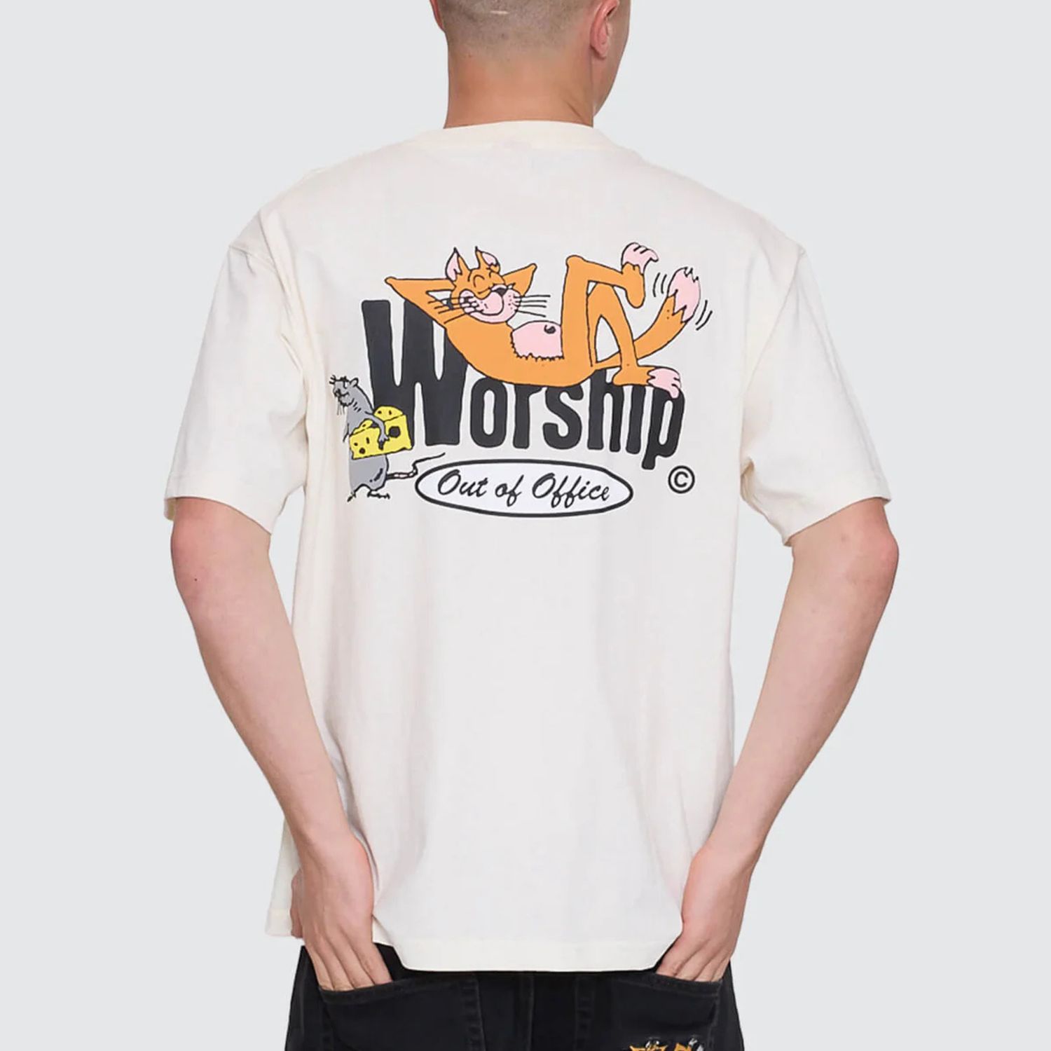 WORSHIP MENS ON LEAVE SS TEE - ZINE