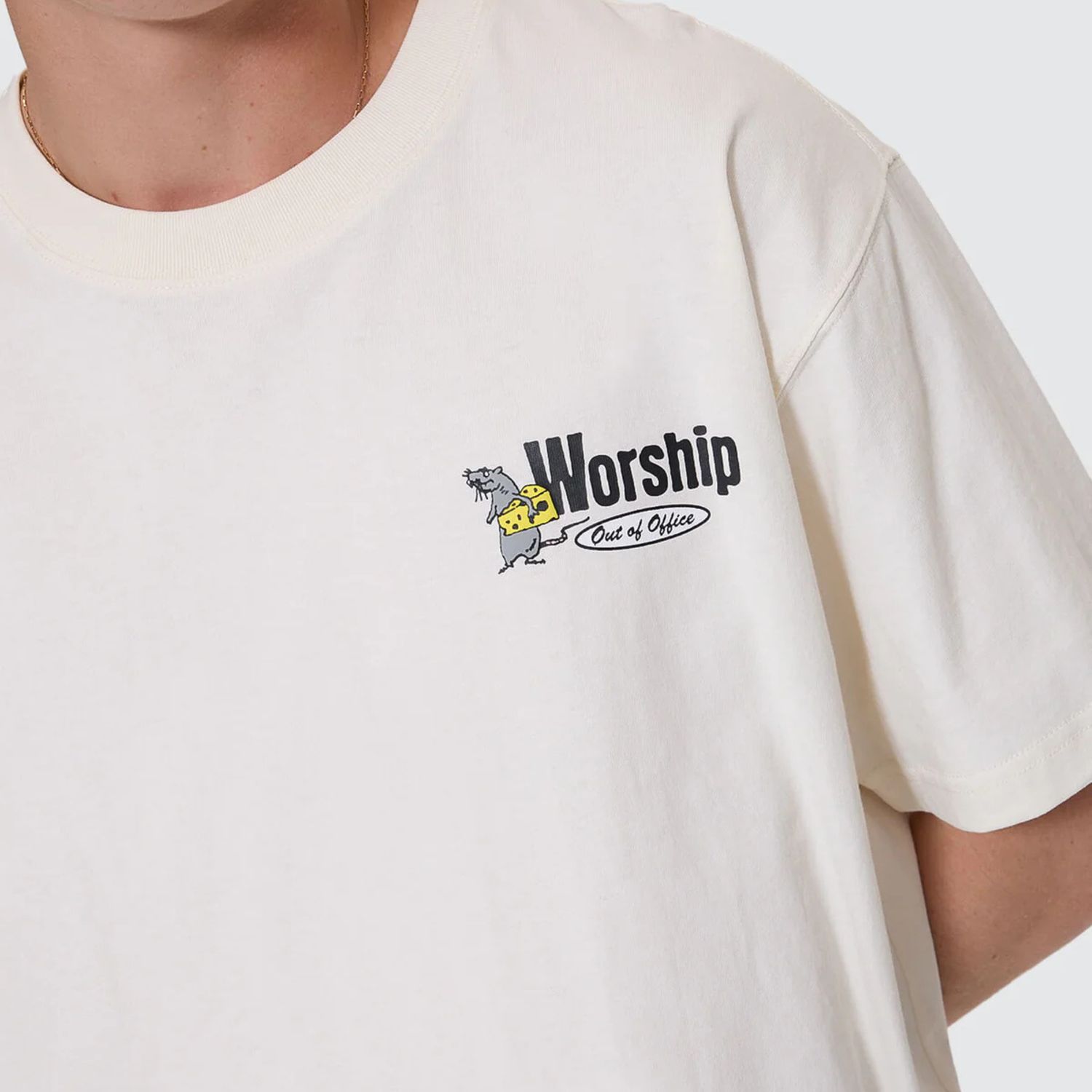 WORSHIP MENS ON LEAVE SS TEE - ZINE