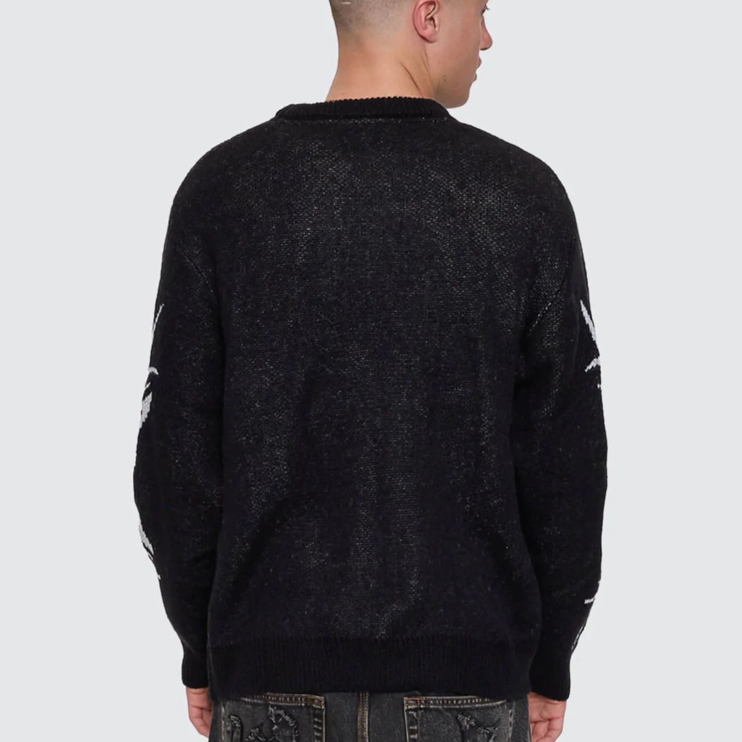 WORSHIP MENS TRUDGE KNIT CREW - BLACK
