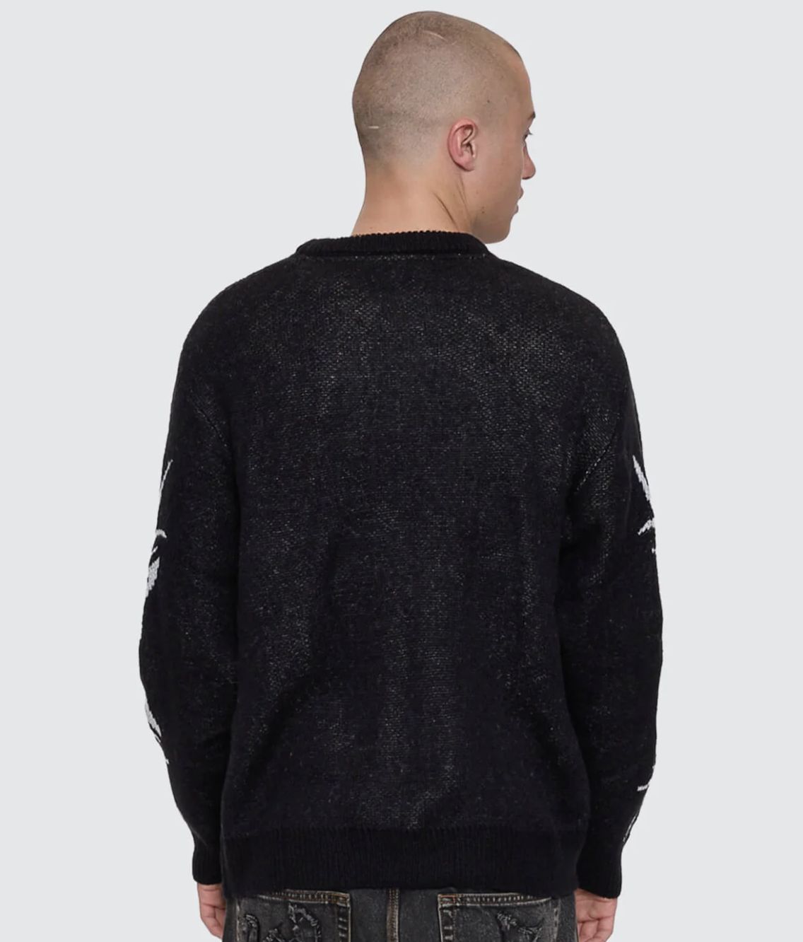 WORSHIP MENS TRUDGE KNIT CREW - BLACK