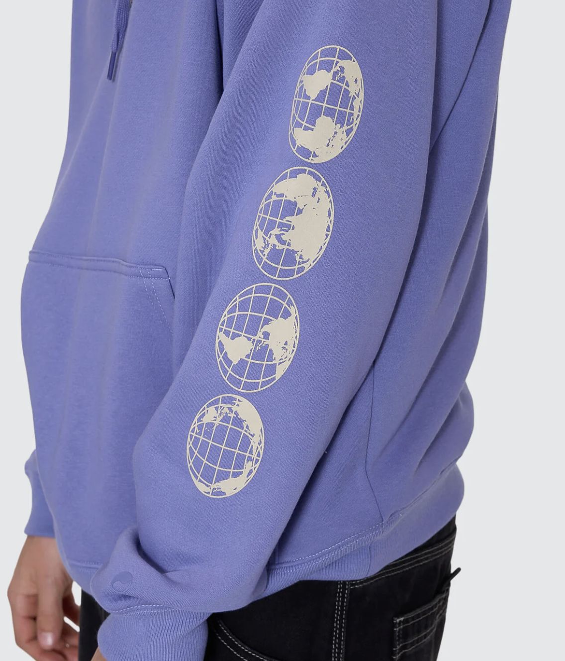 WORSHIP MENS SONIC PULLOVER HOOD - PURPLE HAZE