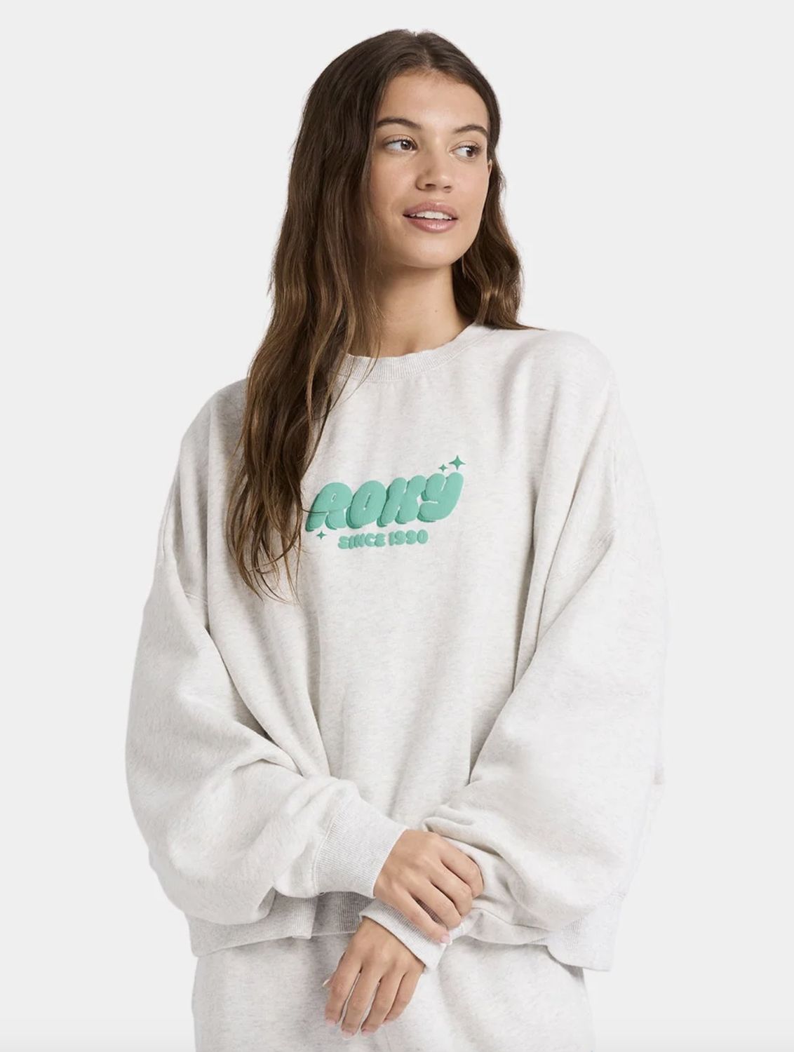 ROXY WOMENS CRUISER CREW - ASH HEATHER