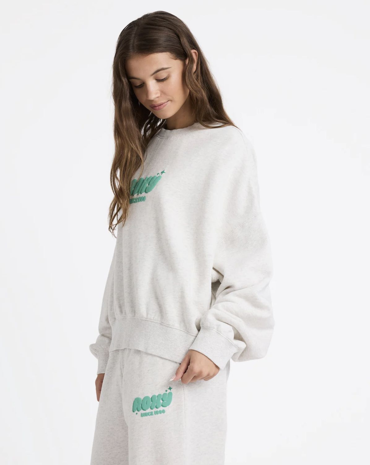 ROXY WOMENS CRUISER CREW - ASH HEATHER