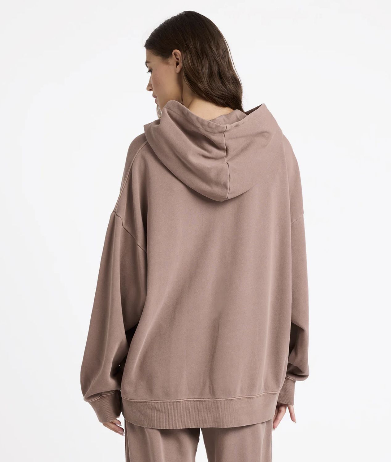 ROXY WOMENS STEPPIN UP HOODIE - MOCHA