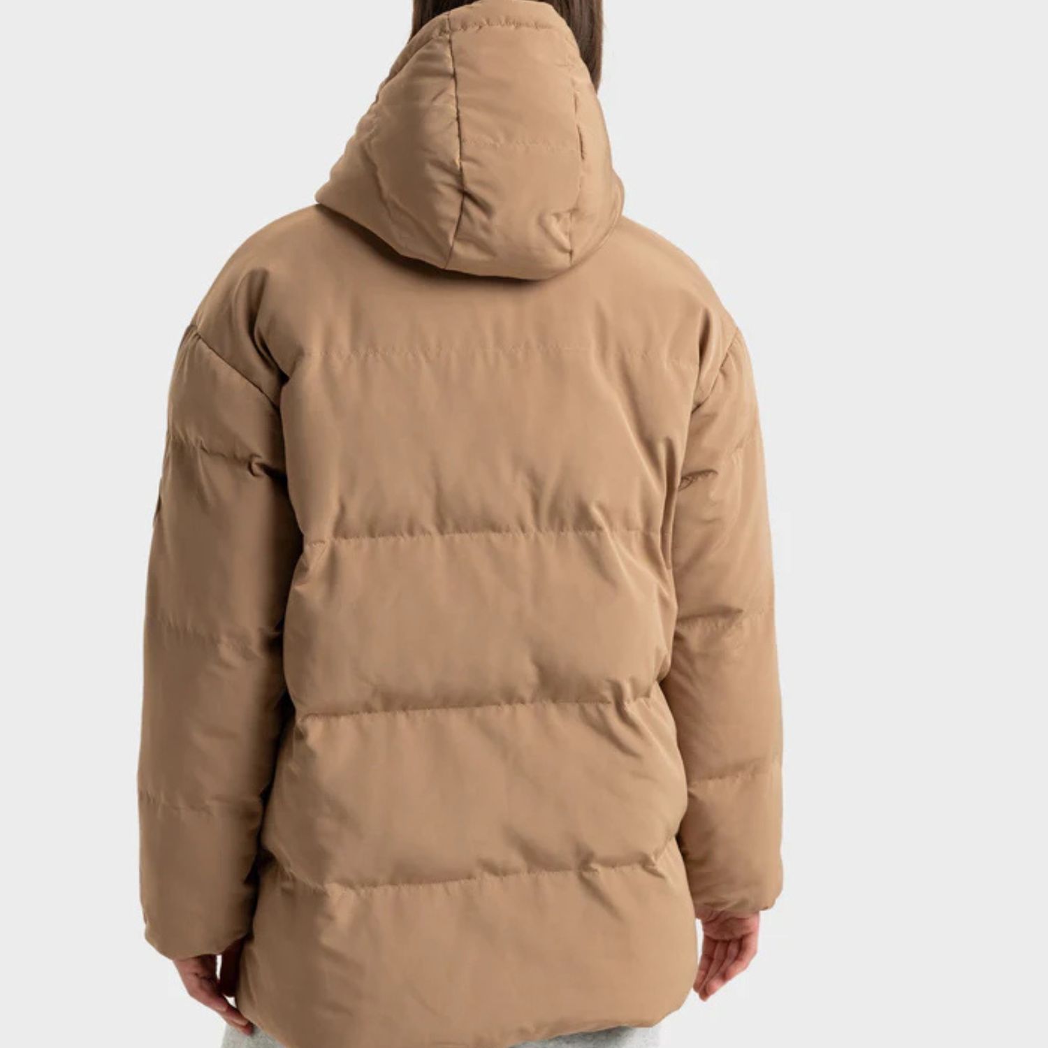 ROXY WOMENS OCEAN WAYS PUFFER JACKET - PORTABELLA