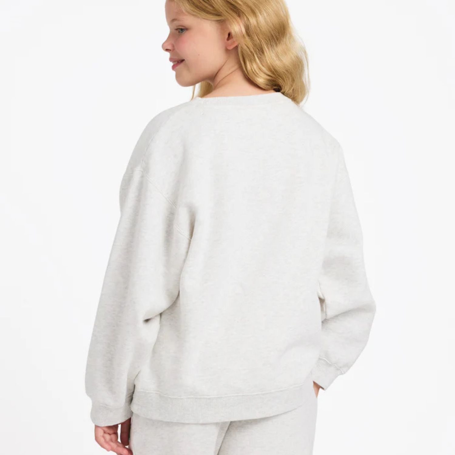 ROXY TEEN GIRLS RG CRUISER CREW - ASH HEATHER