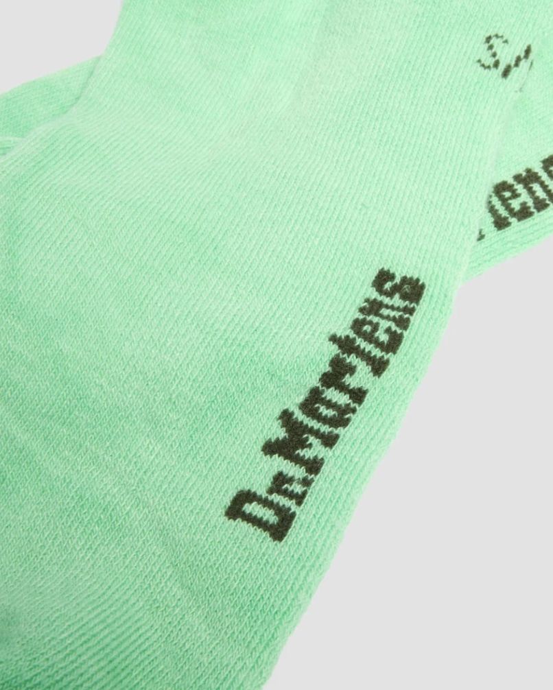 DR MARTENS TIE DYE SOCK SOCKS - FRESH GREEN ORGANIC COTTON BLEND