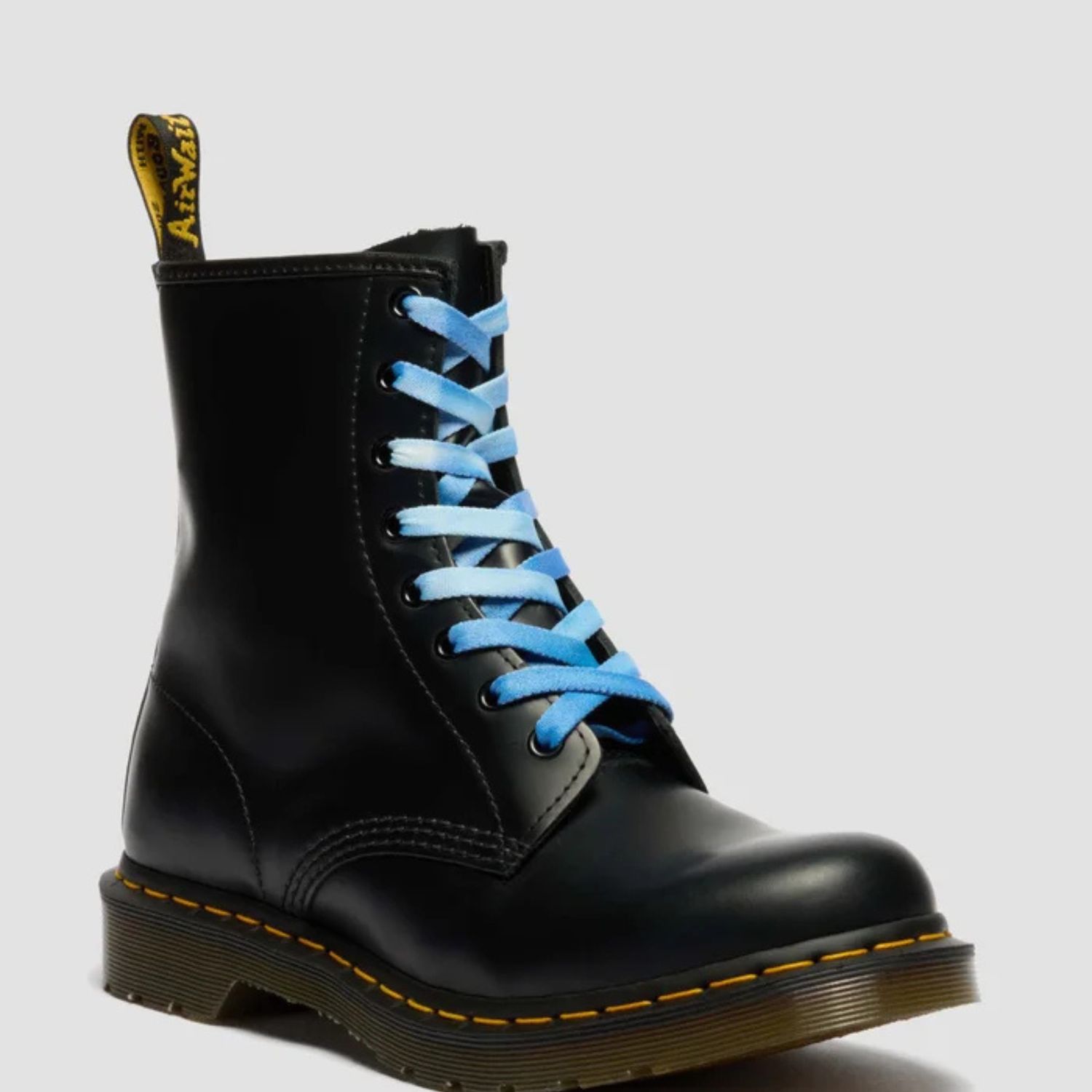 DR MARTENS TIE DYE LACES LACES - CORNFLOWER BLUE RECYCLED POLYESTER