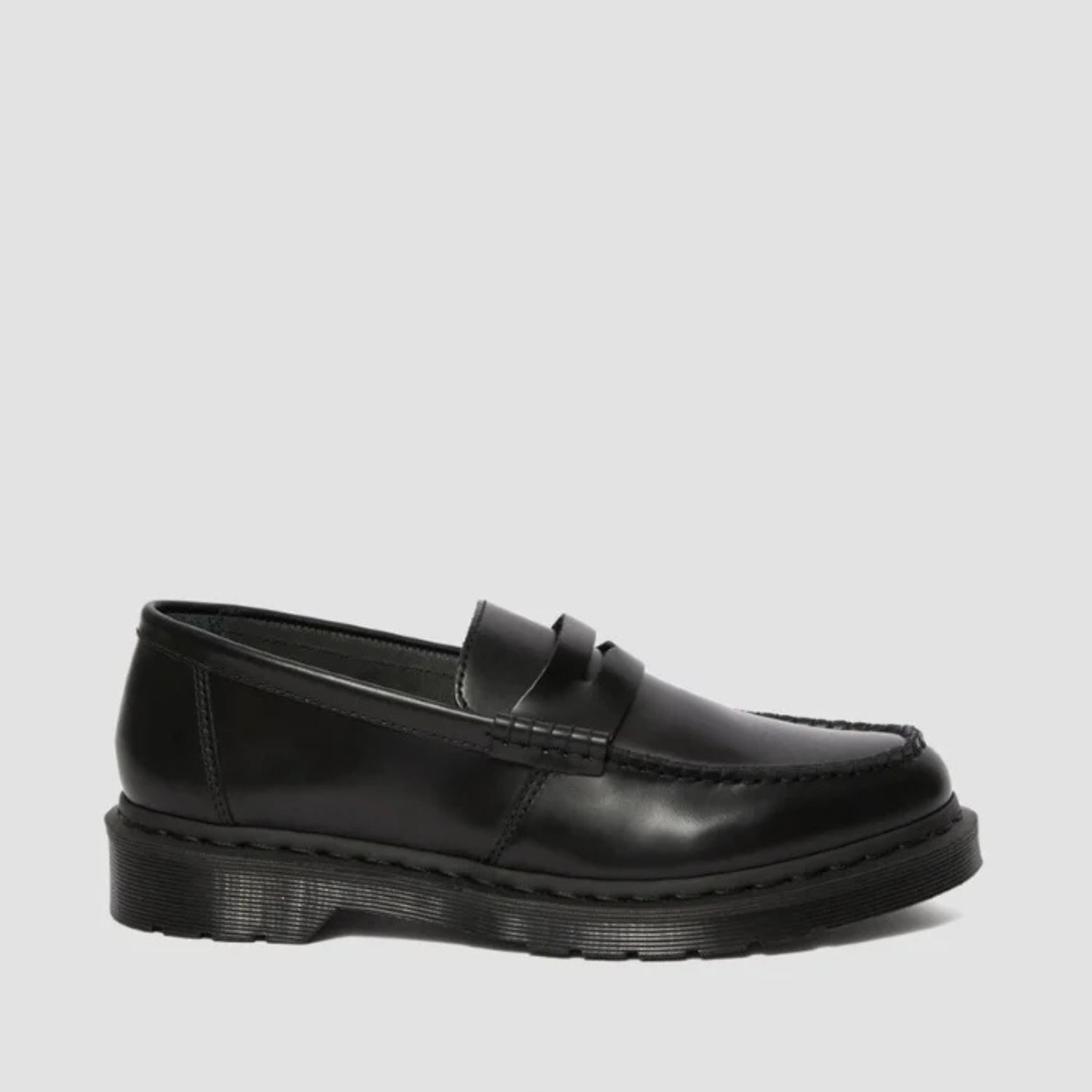 DR MARTENS UNISEX PENTON 84 LOAFER BLACK POLISHED SMOOTH - BLACK POLISHED SMOOTH