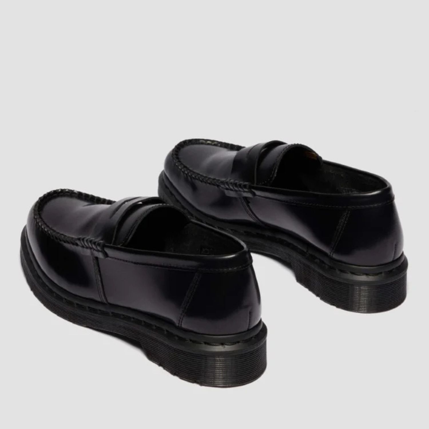 DR MARTENS UNISEX PENTON 84 LOAFER BLACK POLISHED SMOOTH - BLACK POLISHED SMOOTH