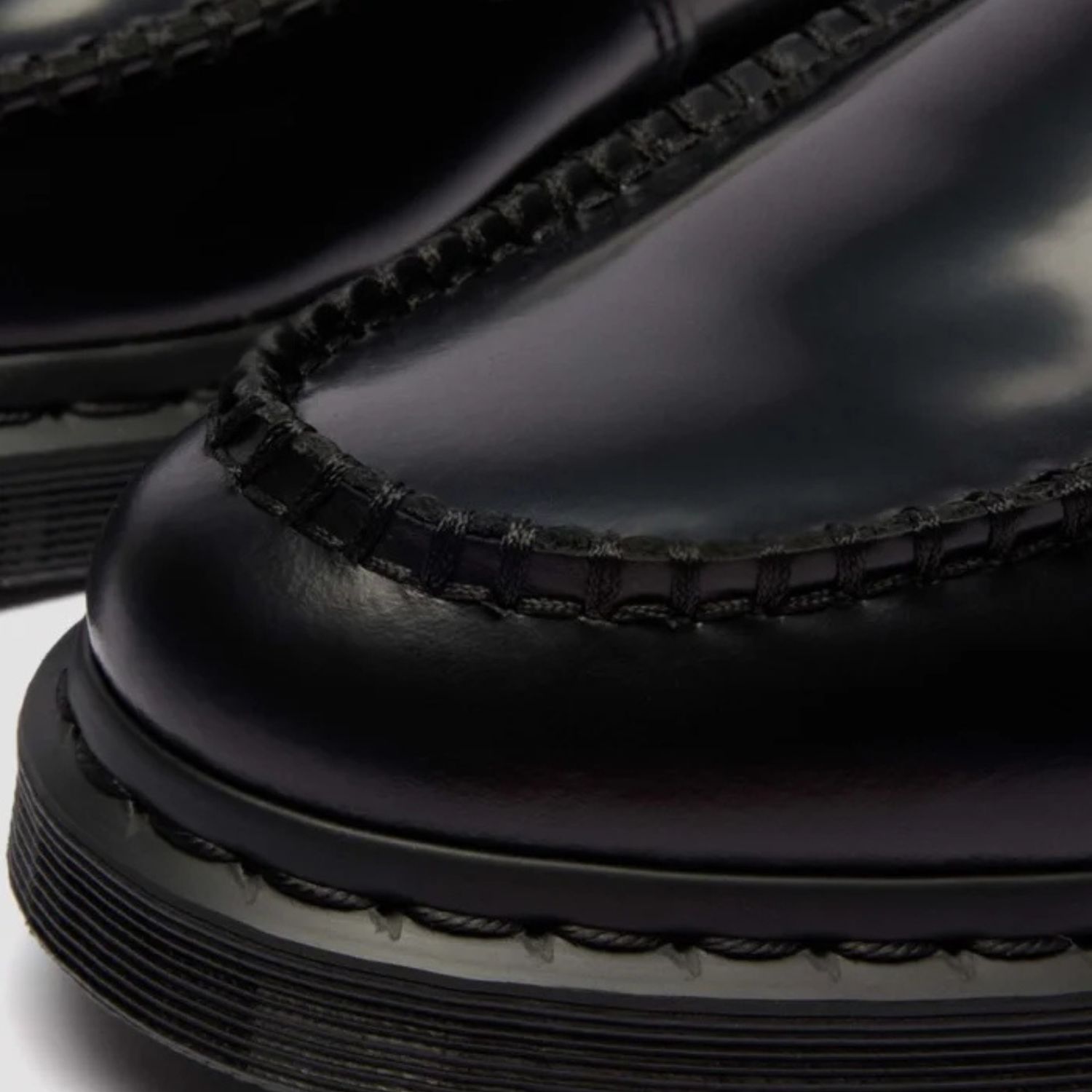 DR MARTENS UNISEX PENTON 84 LOAFER BLACK POLISHED SMOOTH - BLACK POLISHED SMOOTH