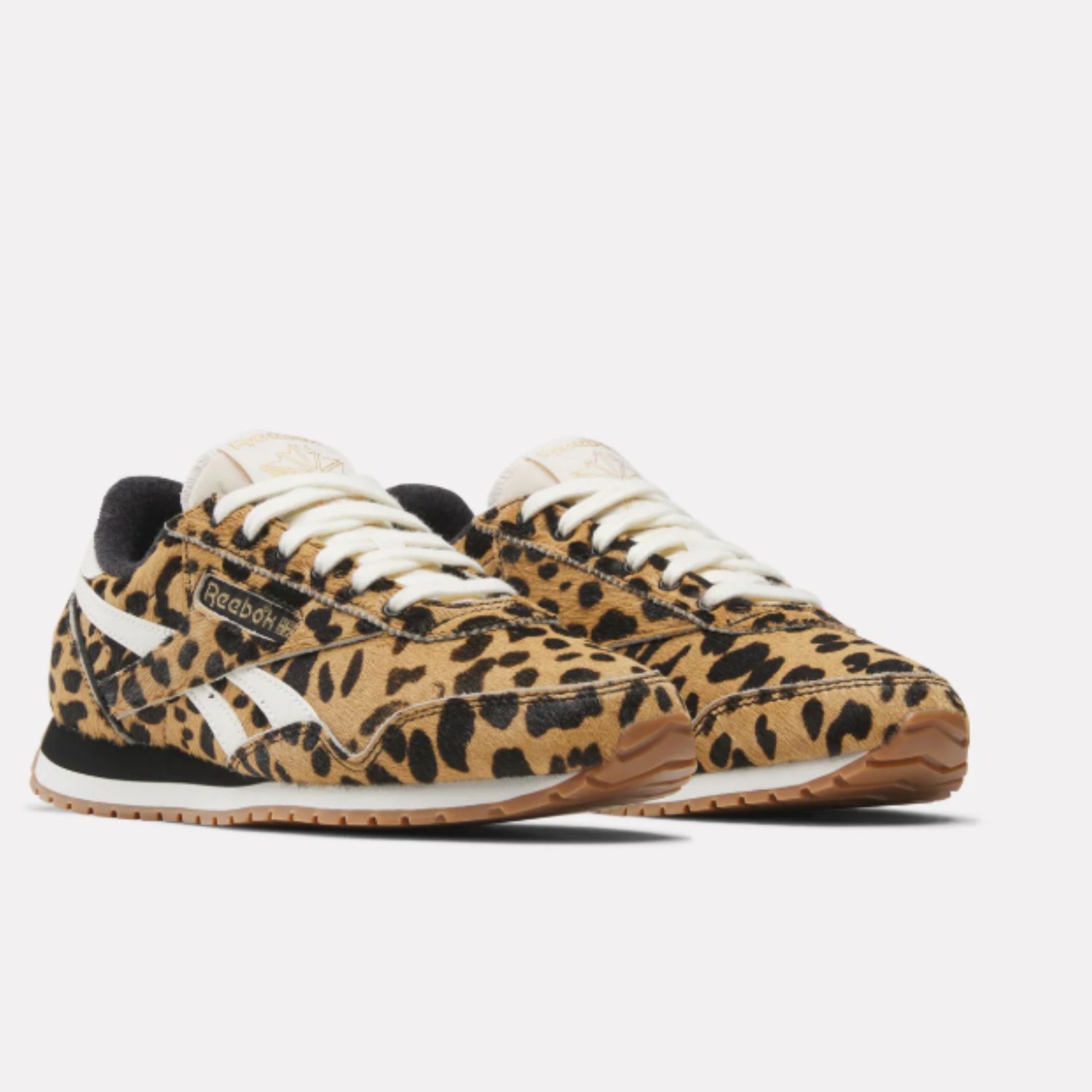 REEBOK WOMENS CLASSIC AZ  SHOES- CHEETAH/BLACK/CHALK