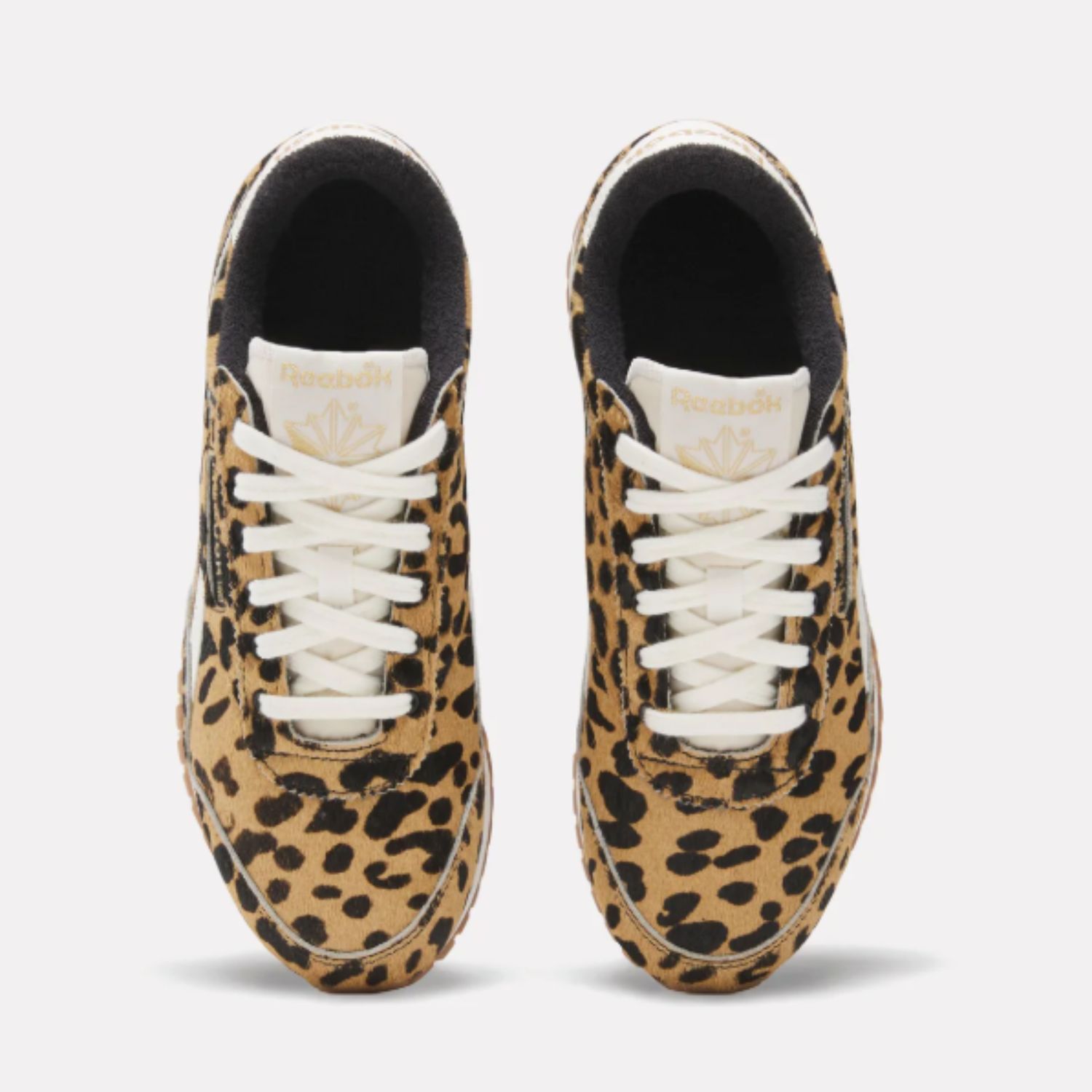 REEBOK WOMENS CLASSIC AZ  SHOES- CHEETAH/BLACK/CHALK