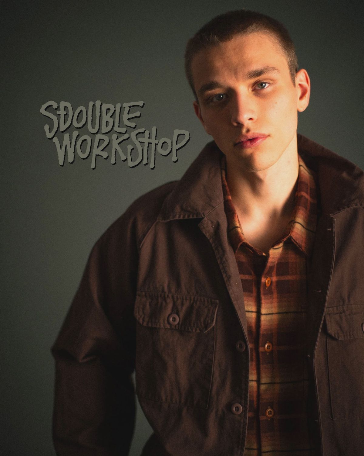 SDOUBLE MENS PASS FLANNEL OVERSHIRT - RUST