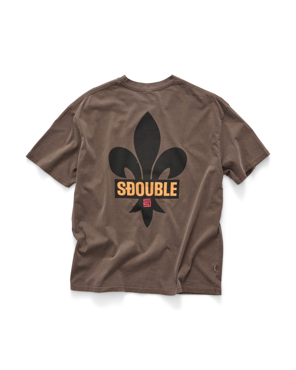 SDOUBLE MENS FLEUR SS TEE - PIGMENT ASH