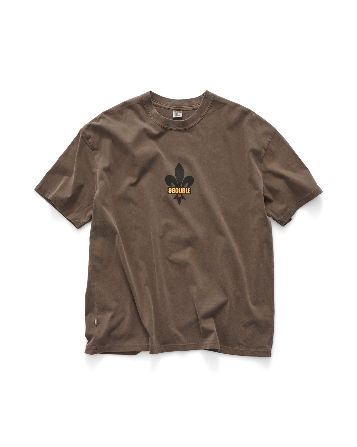 SDOUBLE MENS FLEUR SS TEE - PIGMENT ASH