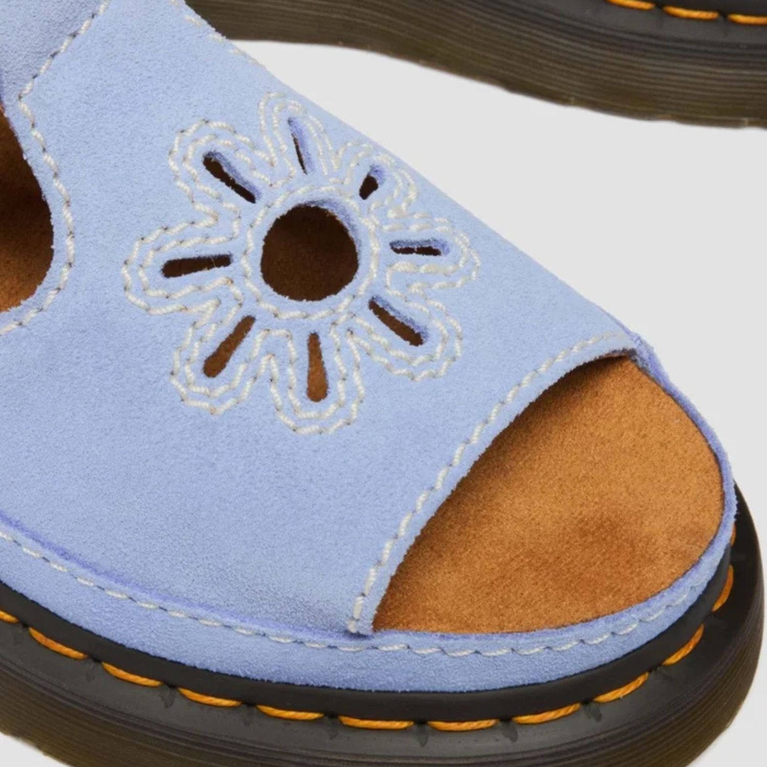 DR MARTENS DUNNET FLOWER SANDAL - CORNFLOWER BLUE EH SUEDE
