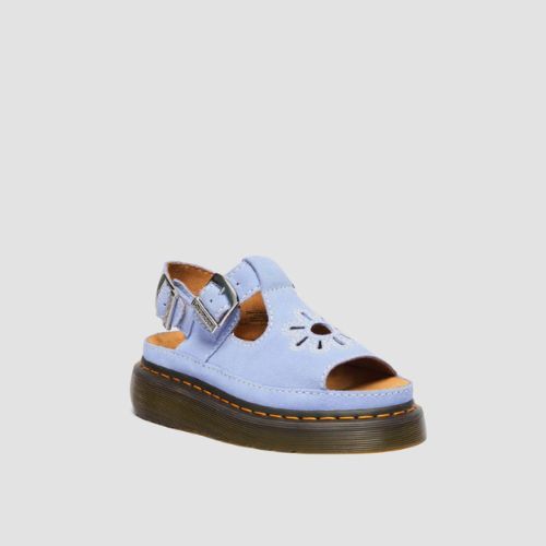 DR MARTENS DUNNET FLOWER SANDAL - CORNFLOWER BLUE EH SUEDE