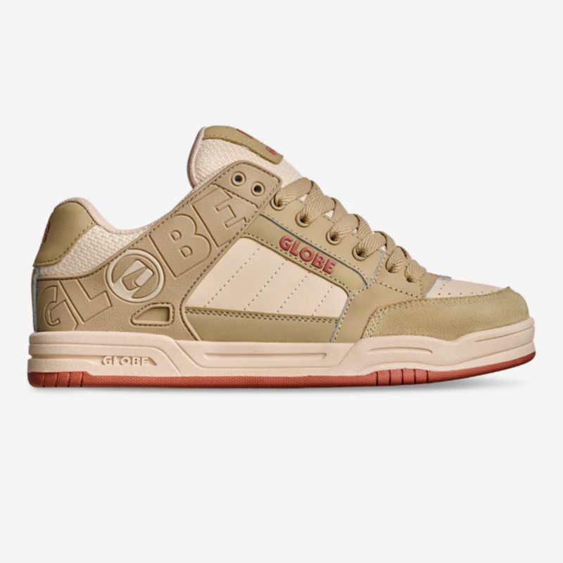 GLOBE MENS TILT- SAND/RED