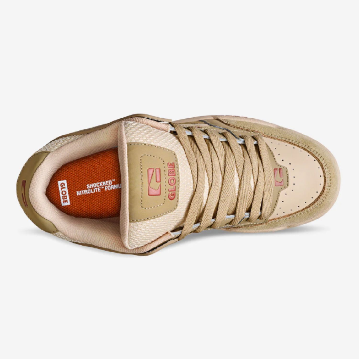 GLOBE MENS TILT- SAND/RED