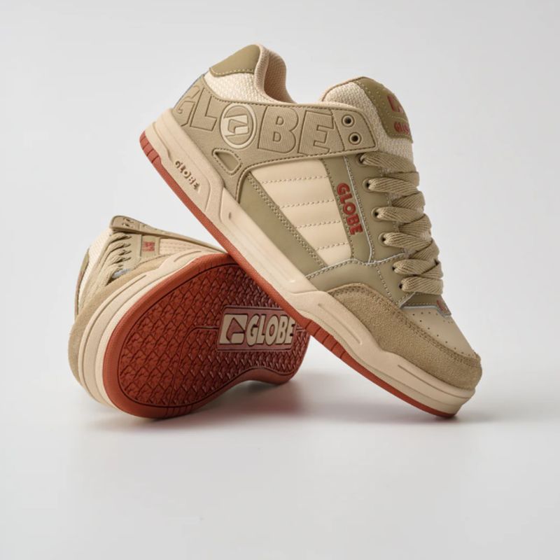 GLOBE MENS TILT- SAND/RED