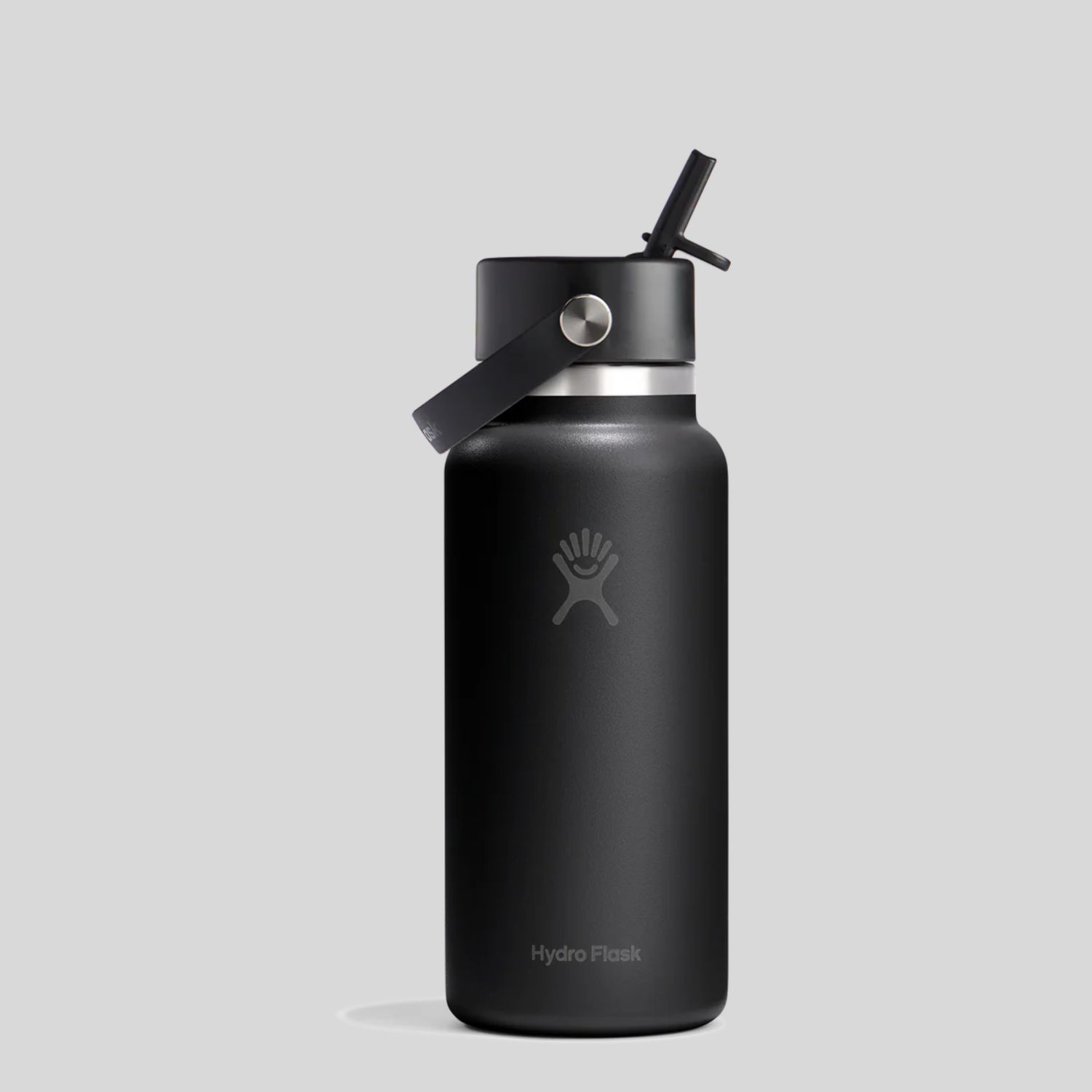 HYDRO FLASK32 OZ WIDE FLEX STRAW CAP - BLACK