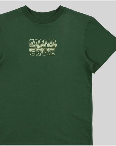 SANTA CRUZ BOYS MULTI CRUZ STACK CENTRE SS TEE - DARK GREEN