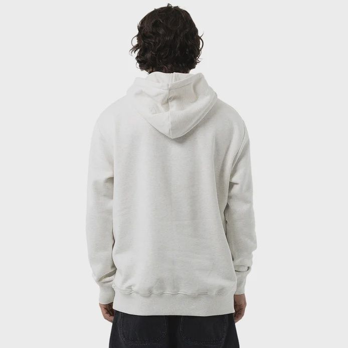SANTA CRUZ MENS WINKOWSKI EIGHTH PLANET FRONT HOODIE - WHITE MARLE