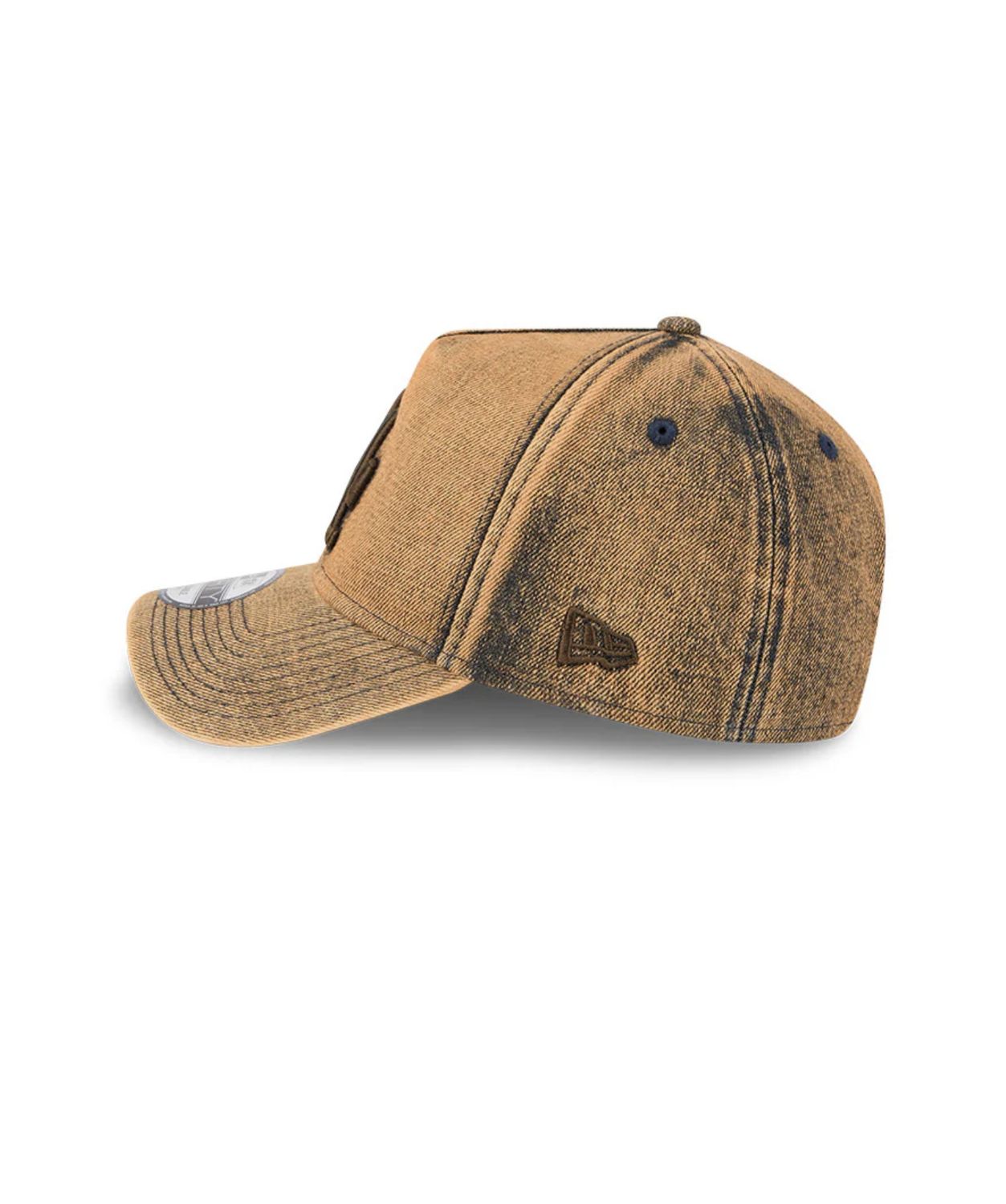NEW ERA 9FORTY A FRAME LA DODGER MLB OVERWASH DENIM - MUD