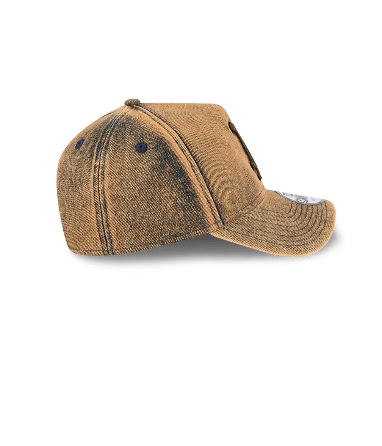 NEW ERA 9FORTY A FRAME LA DODGER MLB OVERWASH DENIM - MUD