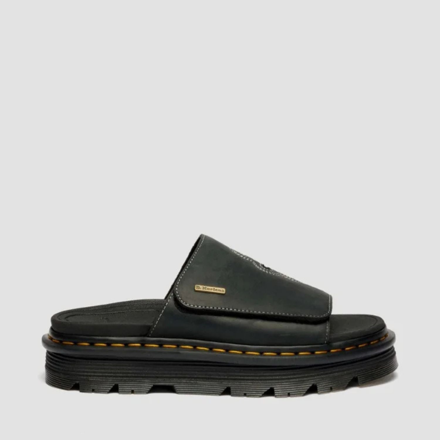 DR MARTENS ZEBZAG DUNNET FLOWER SLIDE- BLACK WYMOMING