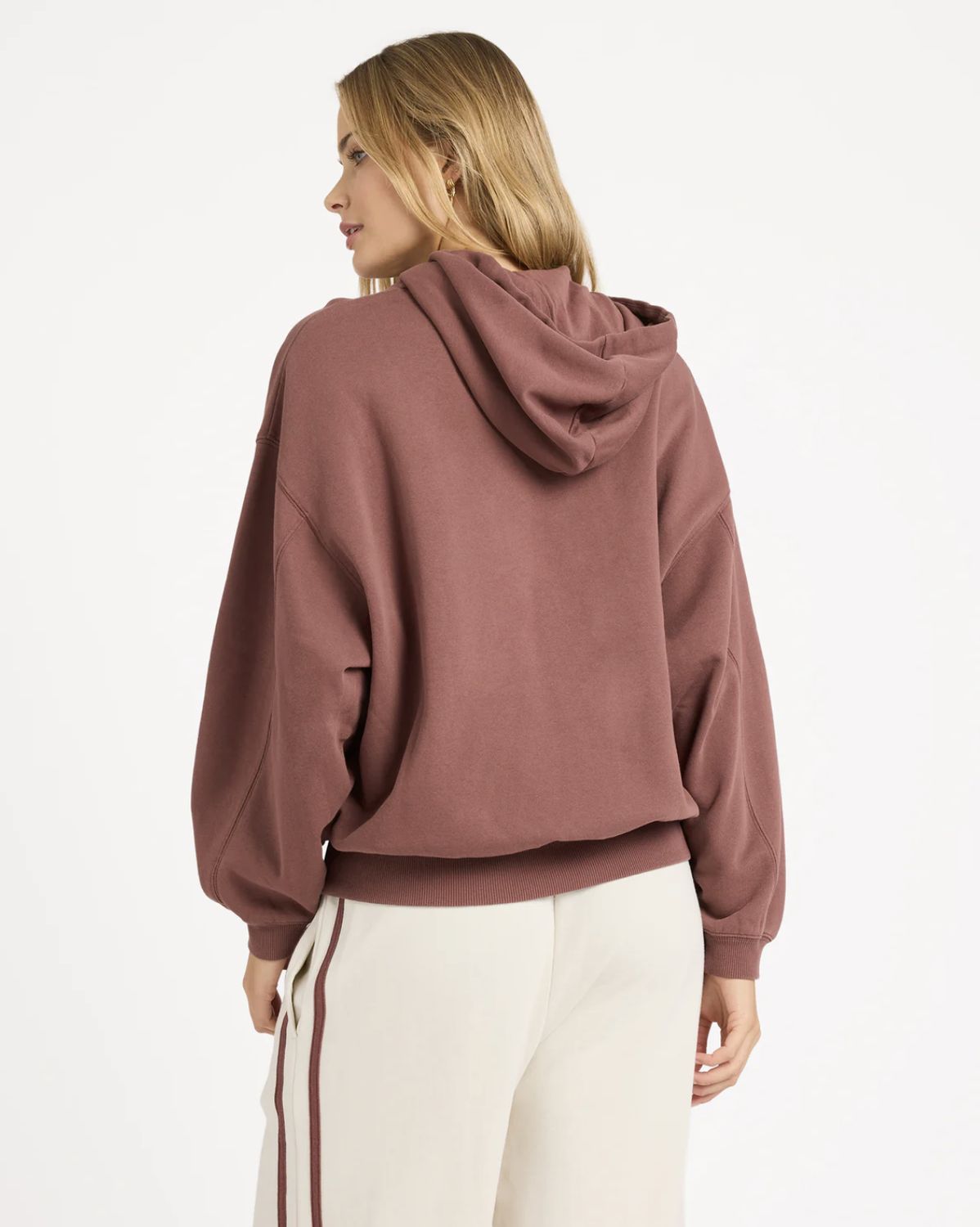BILLABONG WOMENS BACK TO IT KENDAL HOODIE - ESSPRESSO