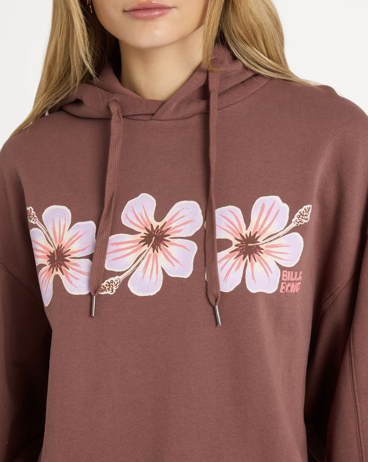 BILLABONG WOMENS BACK TO IT KENDAL HOODIE - ESSPRESSO