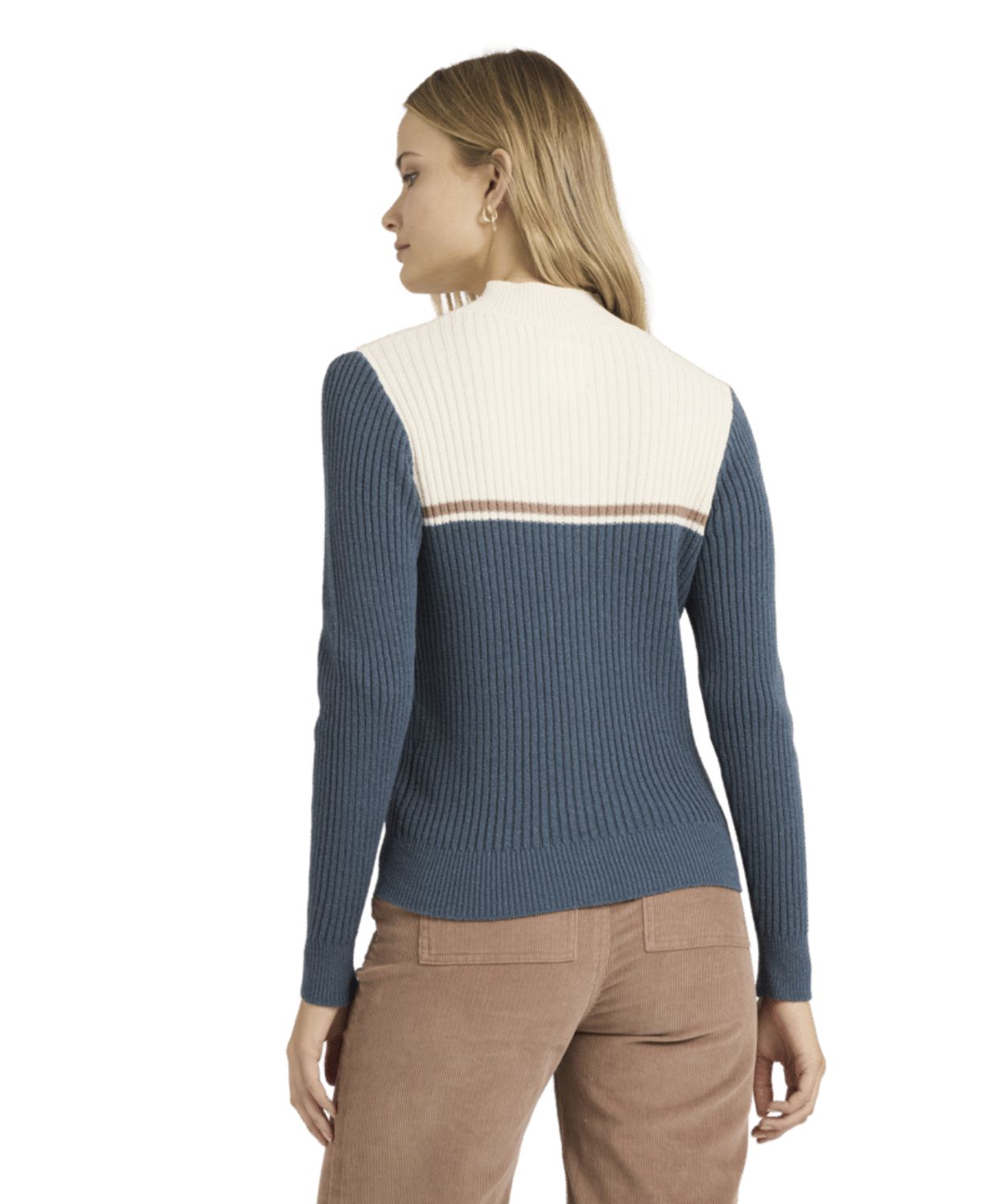 BILLABONG WOMENS REAL SINCE 73 FULL ZIP KNIT JACKET - STORMY