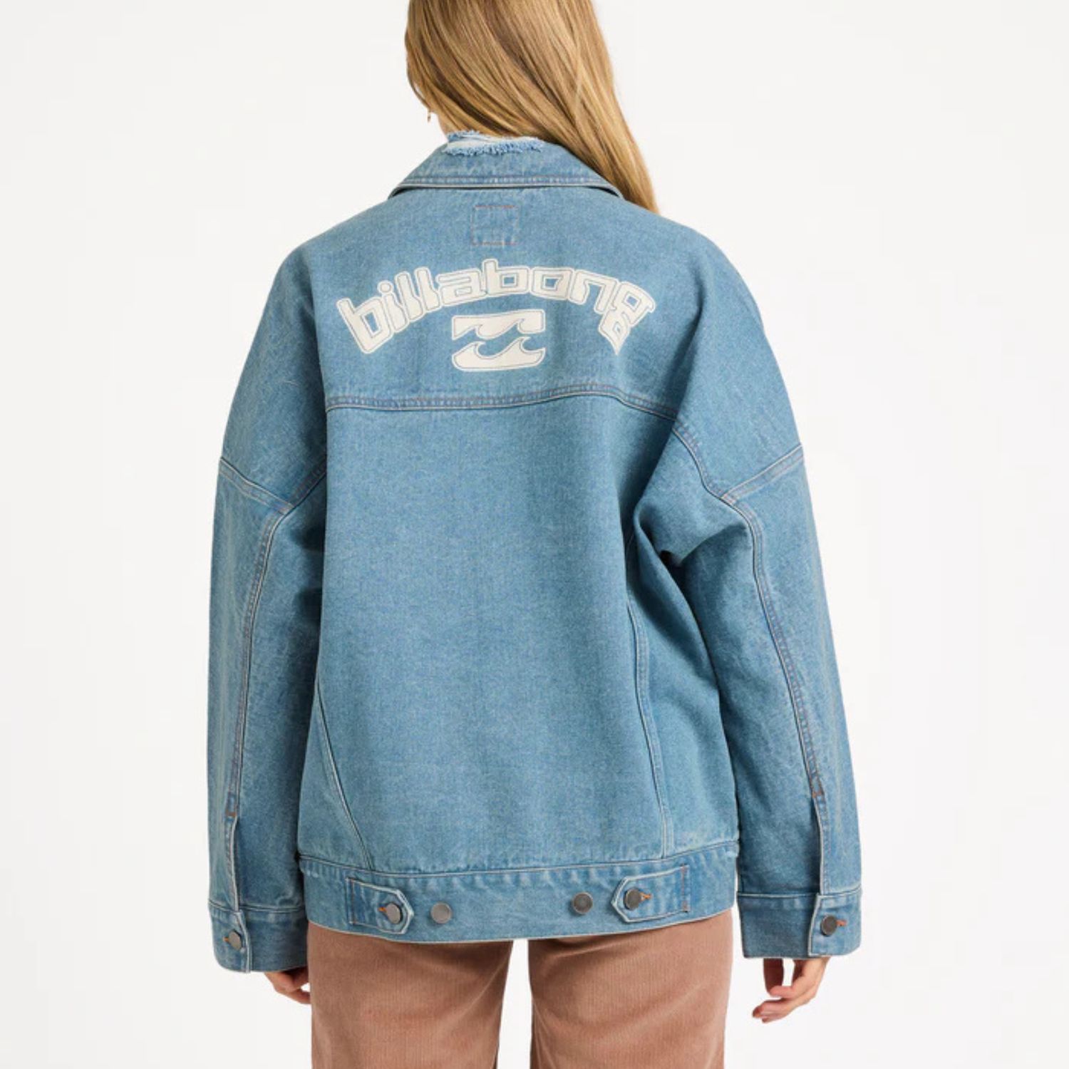 BILLABONG WOMENS COOL TIMES DENIM JACKET - SUN FADED INDIGO