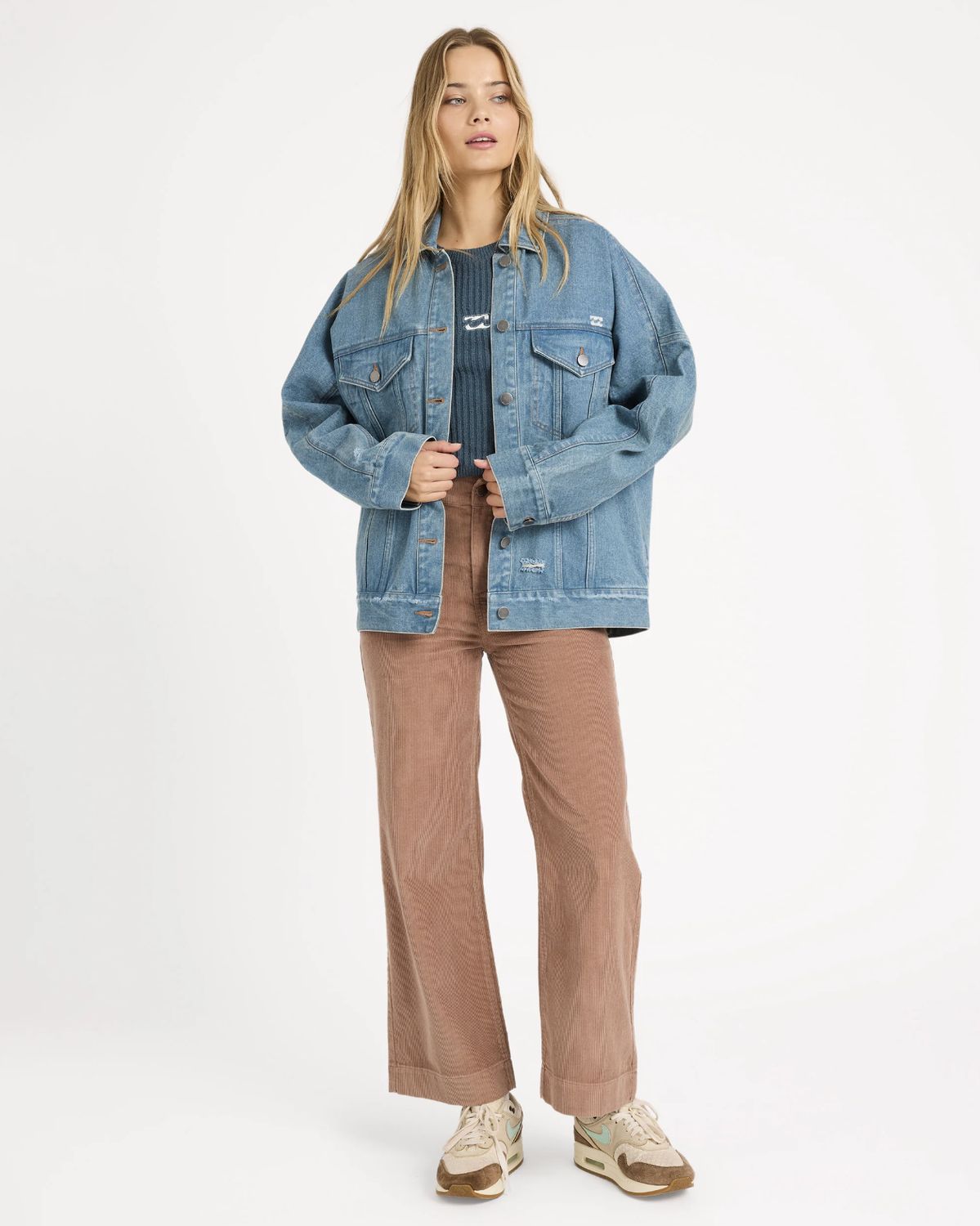 BILLABONG WOMENS COOL TIMES DENIM JACKET - SUN FADED INDIGO