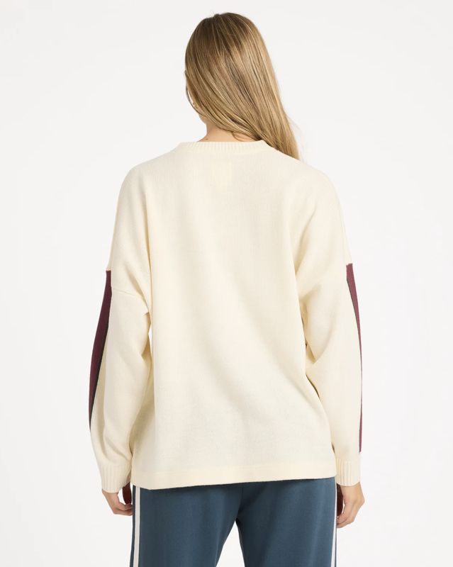 BILLABONG WOMENS ENDLESS EASE KNIT SWEATER - SALT CRYSTAL