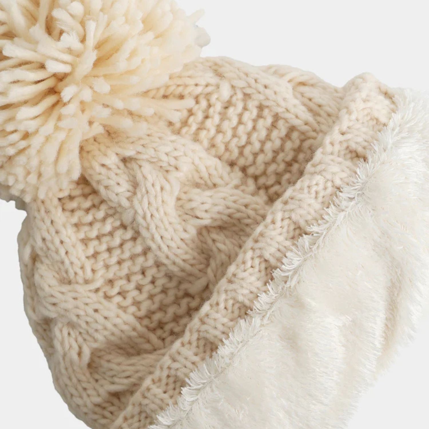 BILLABONG WOMENS COZY UP BEANIE - WHITE CAP